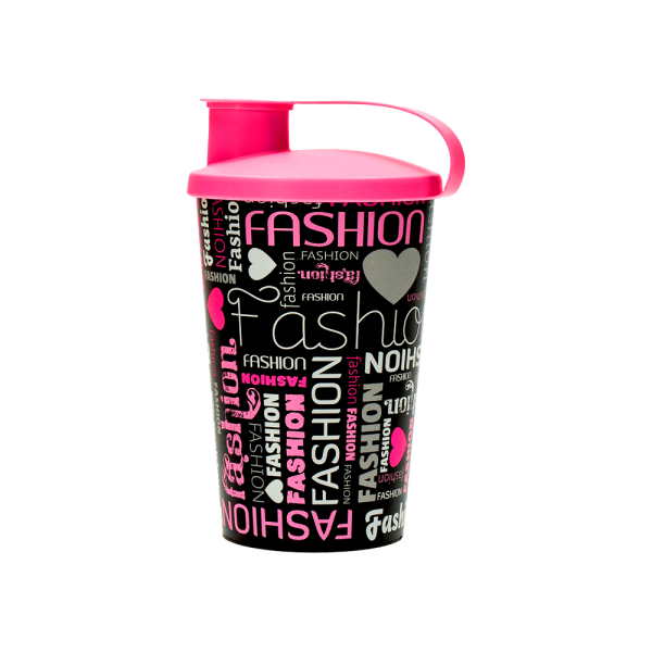 Vaso C/Tapa Deco Fashion