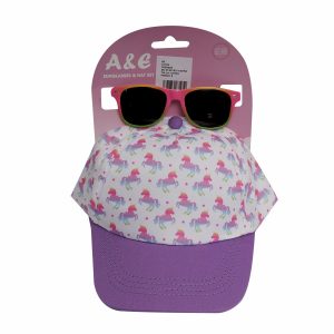 Set De Visera Con Gafas Unicornio AE