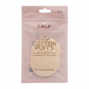 Almohadilla Para Maquillaje Satín Cotton Puffs CALA
