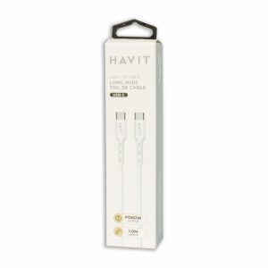 Cable USB-C A USB-C Blanco HAVIT