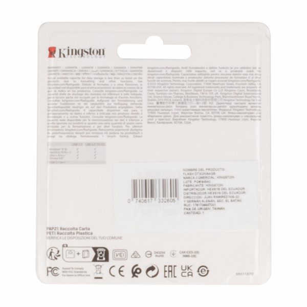 Flash Memory USB 3.2 GEN 1 DATATRAVELER ONYX KINGSTON - Image 2