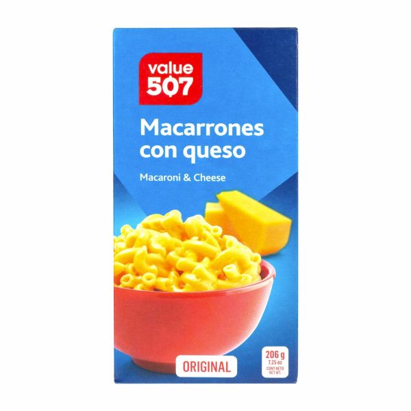 Macarrones Con Salsa De Queso En Polvo VALUE 507