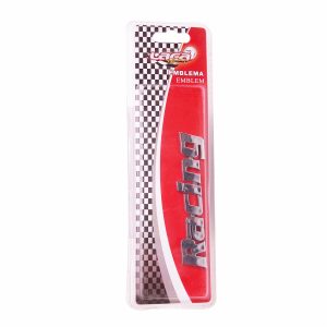 Emblema Automotriz Cromado Racing LAFA