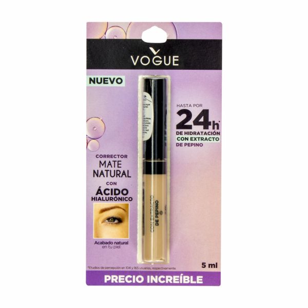 Corrector De Maquillaje Líquido Mate Natural VOGUE