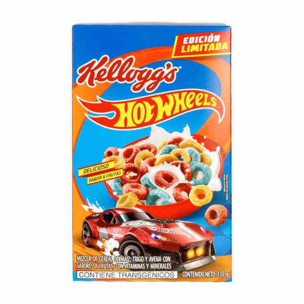 Cereal De Maíz, Trigo Y Avena Sabores Frutales HOT WHEELS