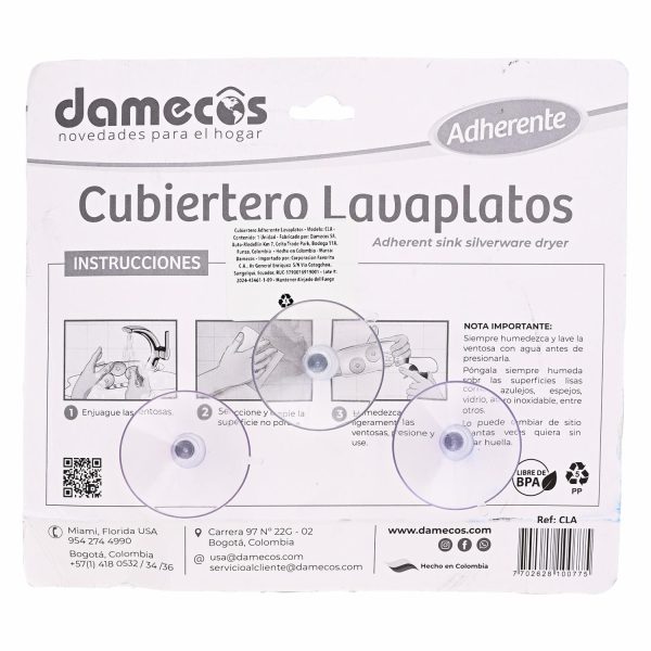 Cubiertero Lavaplatos Adherente DAMECOS - Image 2