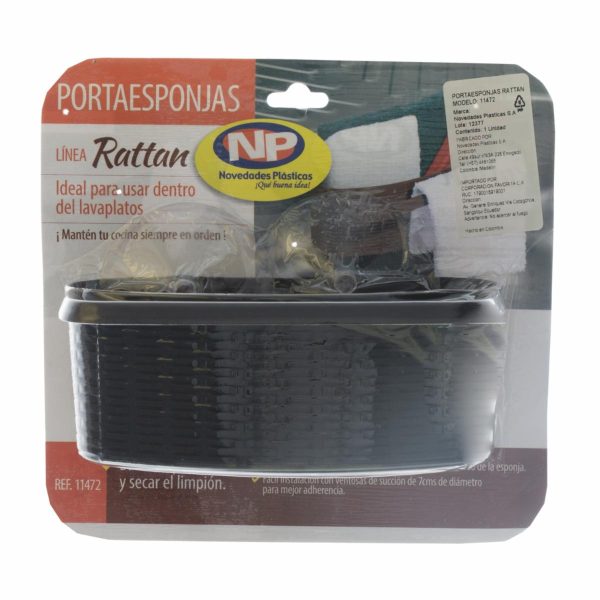 Portaesponjas Ratán NOVEDADES PLÁSTICAS