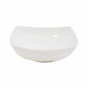 Bowl Cuadrado Pequeño Blanco Semi Hondo VAJILLAS SABANA