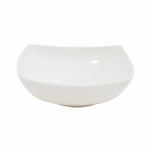 Bowl Cuadrado Pequeño Blanco Semi Hondo VAJILLAS SABANA