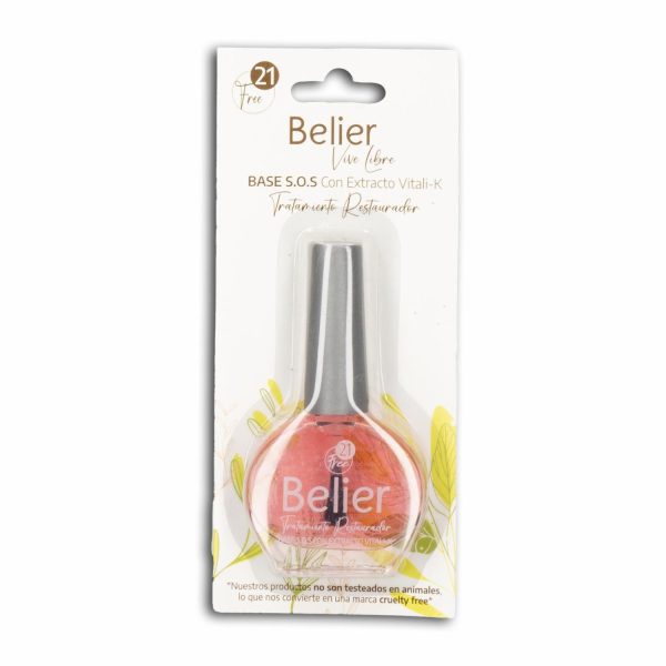 Tratamiento De Uñas Base De Keratina Vitali-K Rose BELIER