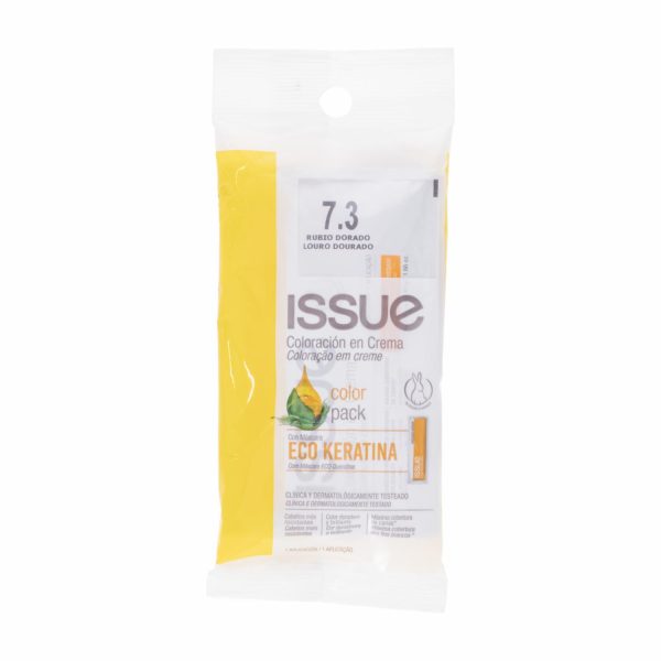 Tinte De Cabello Eco Keratina N° 7.3 Rubio Dorado ISSUE