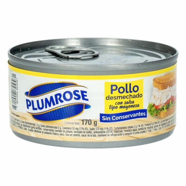 Pollo Desmechado Con Aderezo En Lata PLUMROSE