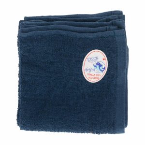 Toalla De Cara Colegial Azul Piedra Mini DELFÍN