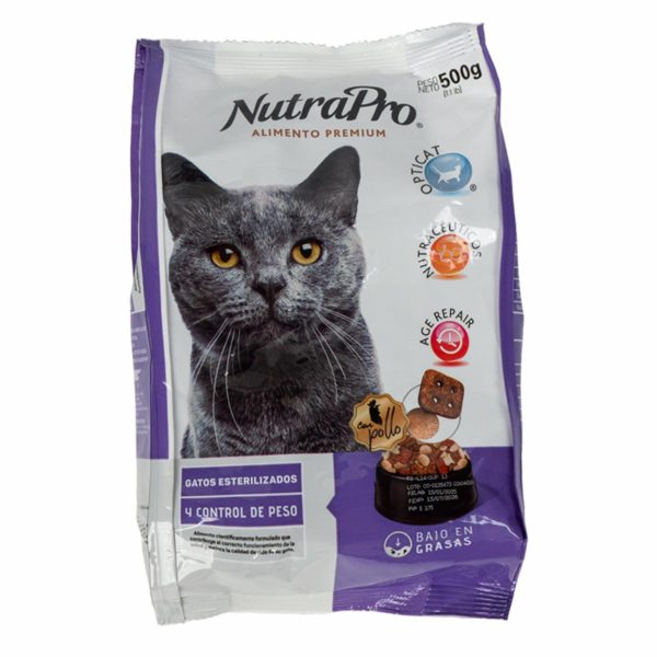 Alimento Para Gatos Vitality Bajo En Grasa NUTRAPRO