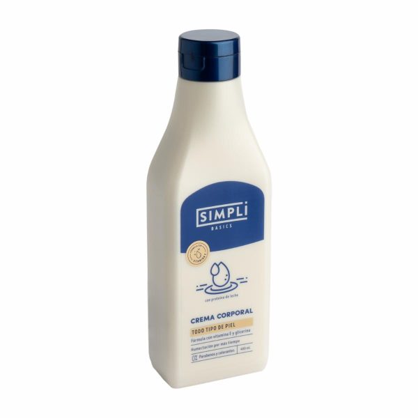 Crema Corporal Hidratante Con Proteína Para Todo Tipo De Piel SIMPLI