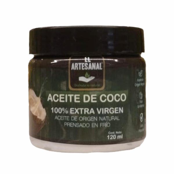 Aceite De Coco 100% Extra Virgen Prensado En Frío EL ARTESANAL