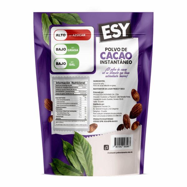 Cocoa En Polvo Instantáneo ESY - Image 3