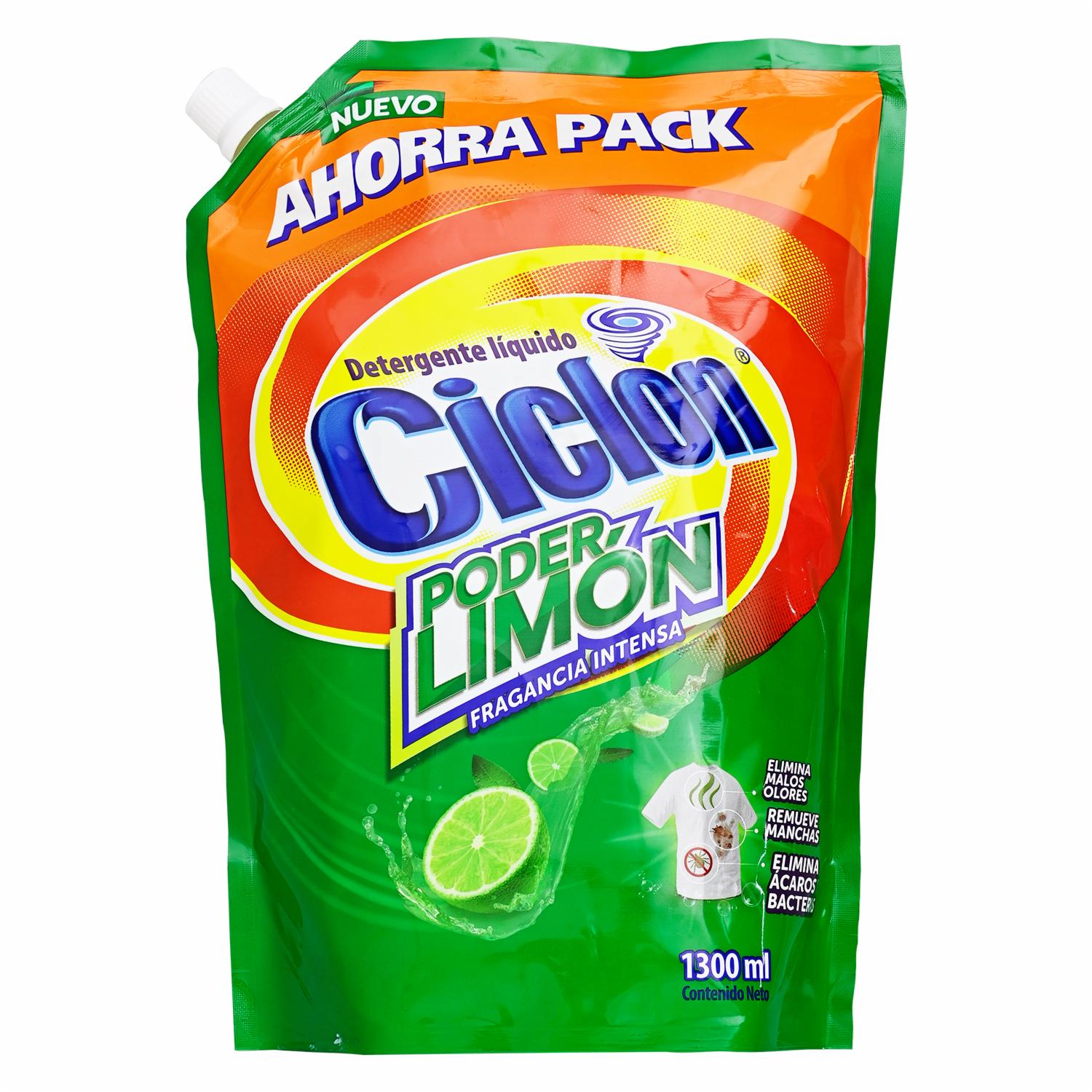 CICLON DETERGENTE LIQUIDO PODER LIMON DOYPACK