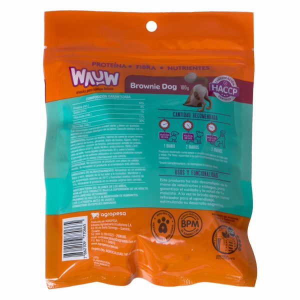 Snack Para Perro Brownie Dog WAUW - Image 3