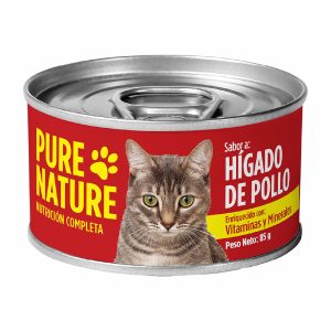 Alimento Húmedo Para Gatos De Hígado Pollo PURE NATURE