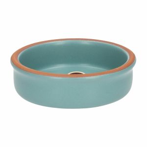 Cazuela Sin Asa Color Jade Mate MESTIZA
