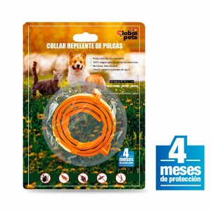 Collar Para Mascotas Repelente De Pulgas Duración 4M GLOBAL PETS