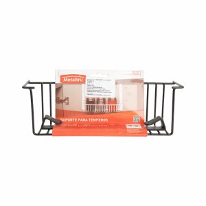 Repisa De Puerta Regulable Negro METALTRU