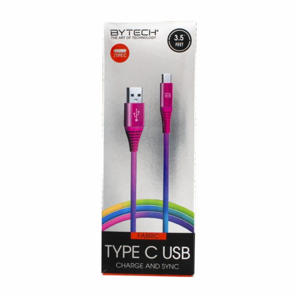Cargador USB Tipo C Multicolor BYTECH