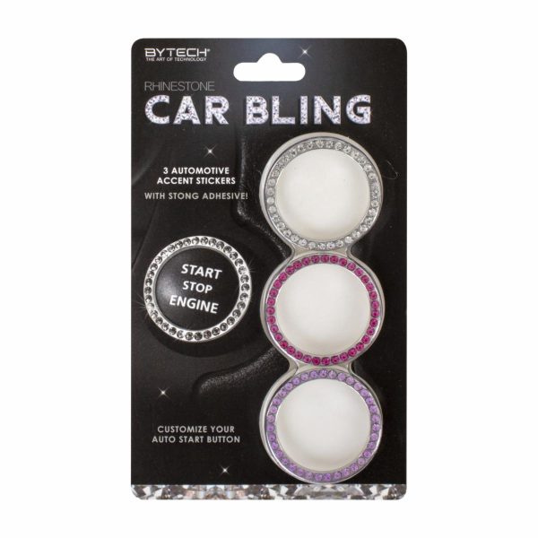 Adorno Para Auto Brillante Para Botón De Encendido BYTECH