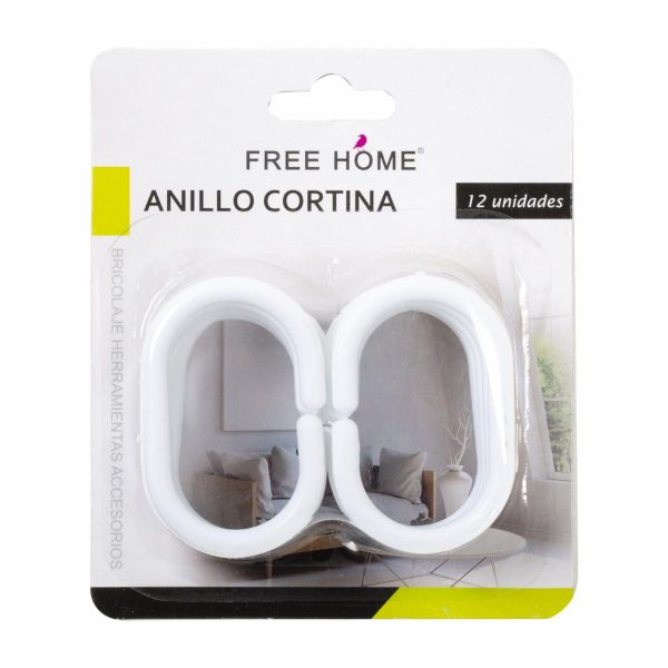 Anilla Para Cortina Blancos FREE HOME