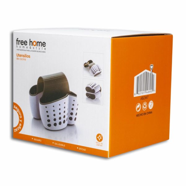 Porta Esponja Para Lavadero Color Blanco FREE HOME - Image 4