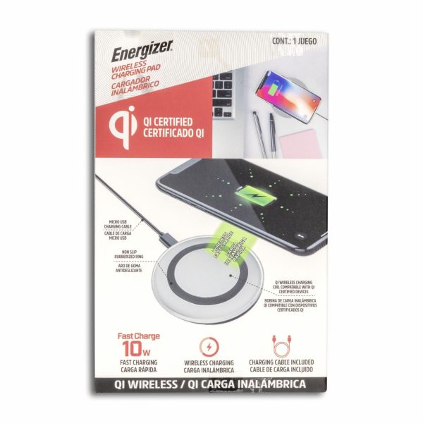 Cargador Inalámbrico QI Wireless Carga Rápida ENERGIZER - Image 2