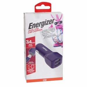 Cargador Para Auto 3,4 Amperios ENERGIZER