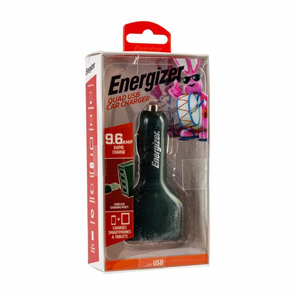 Cargador Coche USB Cuádruple ENERGIZER