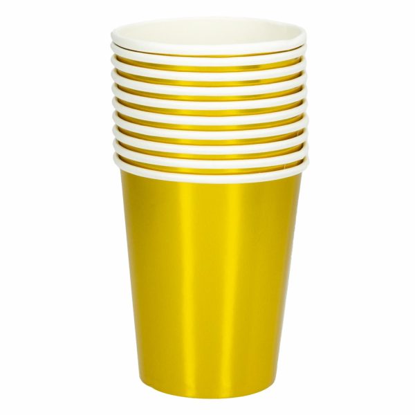 Vaso Dorado 8 Oz IMPORTADORA CUMPLEAÑOS - Image 2
