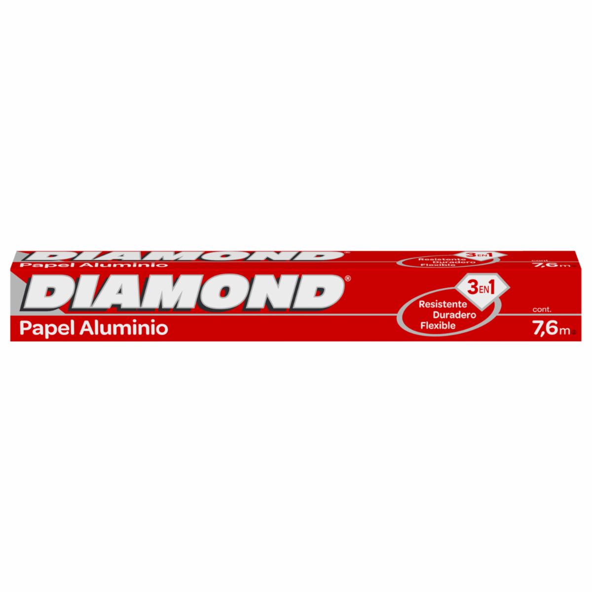 Papel Aluminio 76 M M DIAMOND 7.60 M