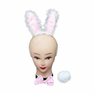 Disfraz Coneja Accesorios IMPORTADORA CUMPLEAÑOS X 3 Piezas