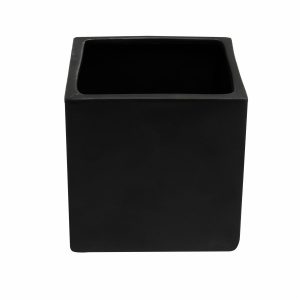 Macetero Negro De Cerámica URBAN TRENDS COLLECTION Unidad