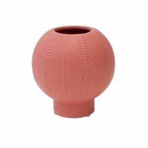 Florero Decorativo Melocotón De Cerámica URBAN TRENDS COLLECTION Unidad