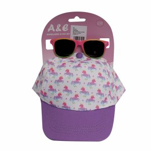 Set De Visera Con Gafas Unicornio A&E Talla Única