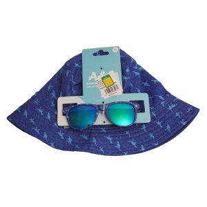 Set De Gorras Con Gafas Dinosaurio AE 2 Piezas