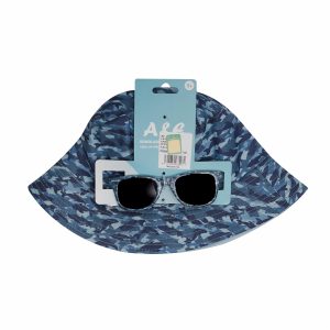 Set De Gorra Con Gafas Tiburón AE Talla Única