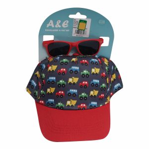 Set De Visera Con Gafas Carros A&E Talla Única