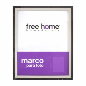 Porta Retrato Bicolor Blanco Y Negro FREE HOME Unidad