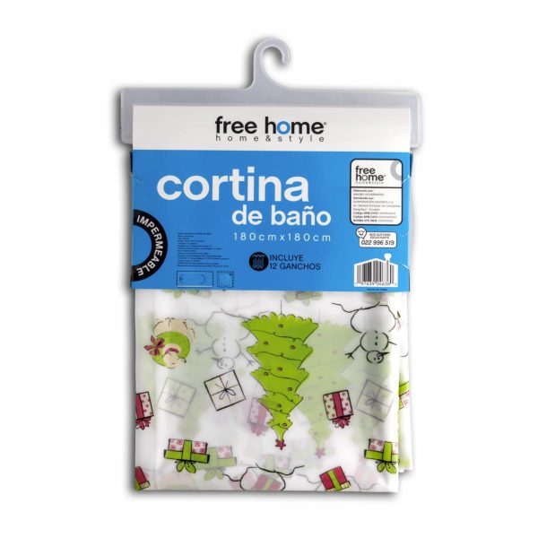 Cortina Navidad Árboles FREE HOME 180 X 180 Cm - Image 2