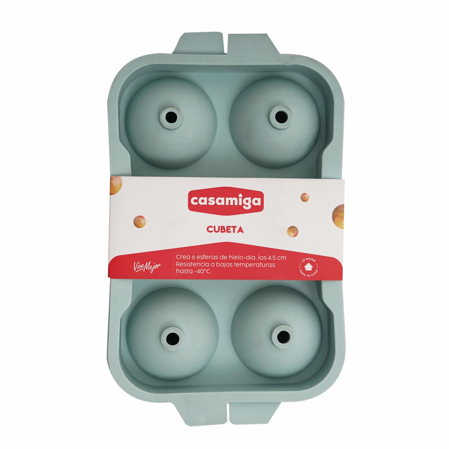 Cubeta Para Hielos De Silicon 6 Hielos CASAMIGA 6 Hielos