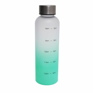 Botella De Vidrio Para Agua Con Degrade Verde WAHFAY Unidad