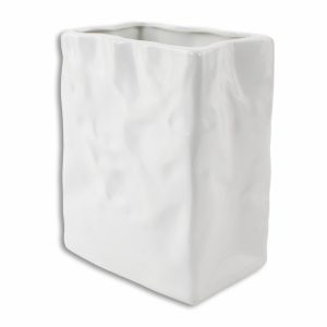 Maceta Arrugada Blanca LONSEN Unidad