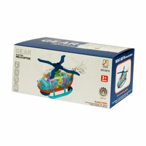 Helicóptero Transparente KOOME Con Luz Y Sonido