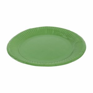 Platos Desechables Verde Oscura PARTY 18 Cm